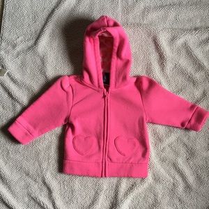 6-9mo zippered hoodie